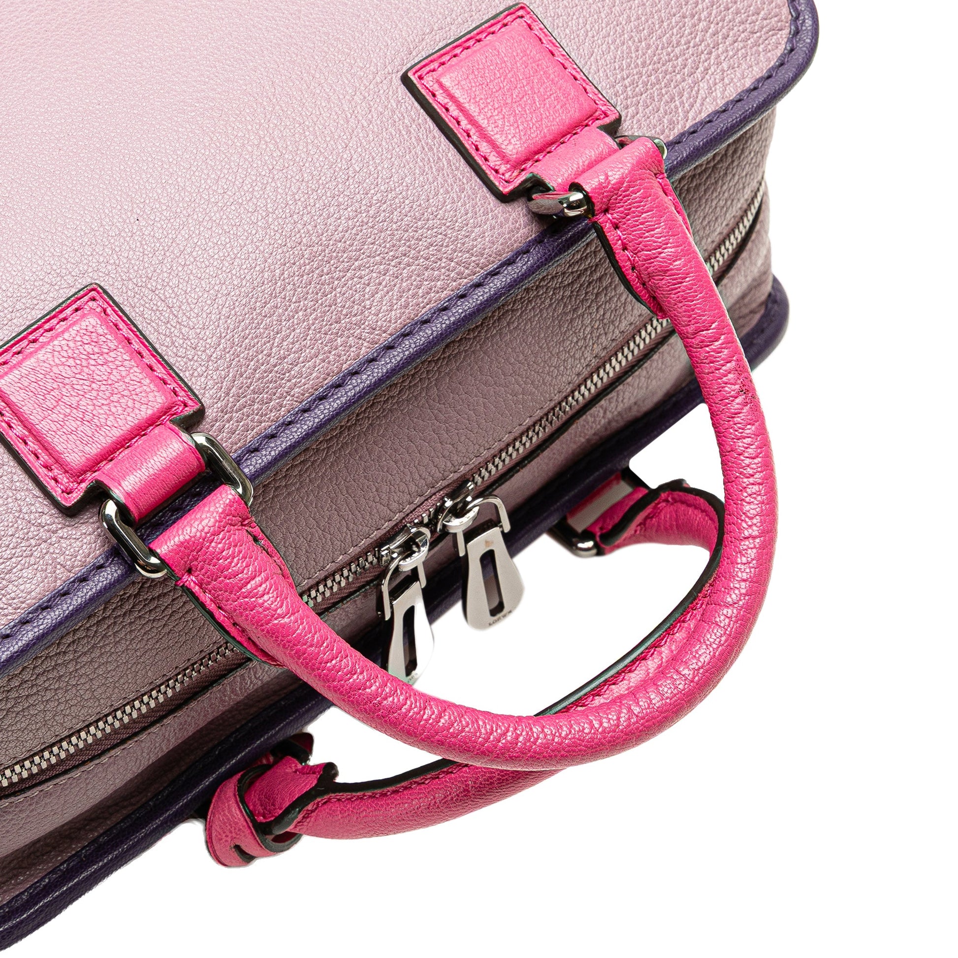 LOEWE Tricolor Goatskin Amazona 28