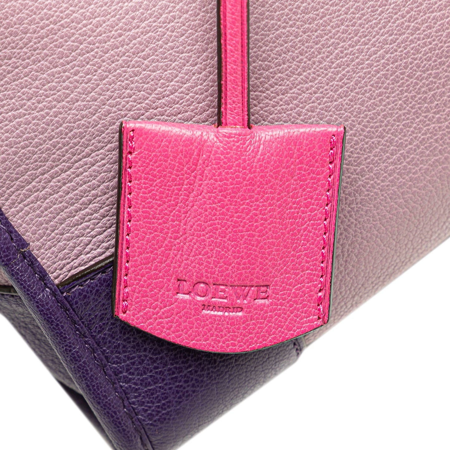 LOEWE Tricolor Goatskin Amazona 28