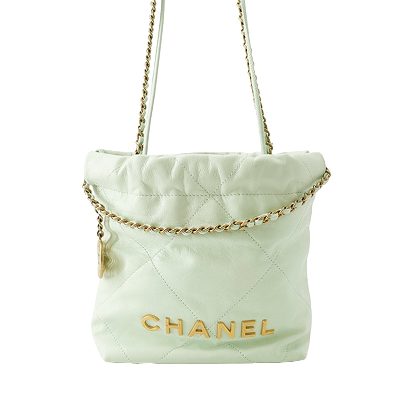 Chanel Mini Shiny Calfskin 22 Handbag