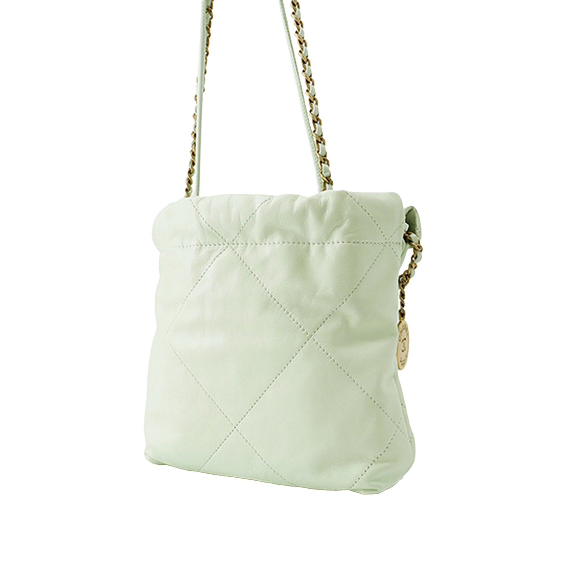 Chanel Mini Shiny Calfskin 22 Handbag