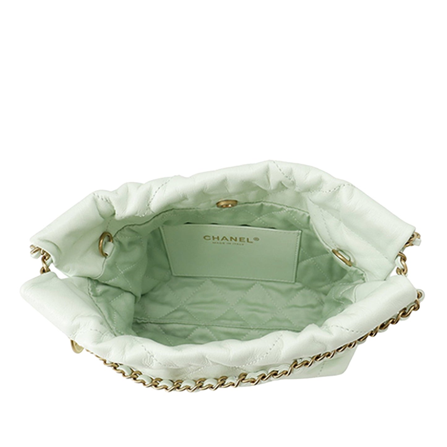 Chanel Mini Shiny Calfskin 22 Handbag