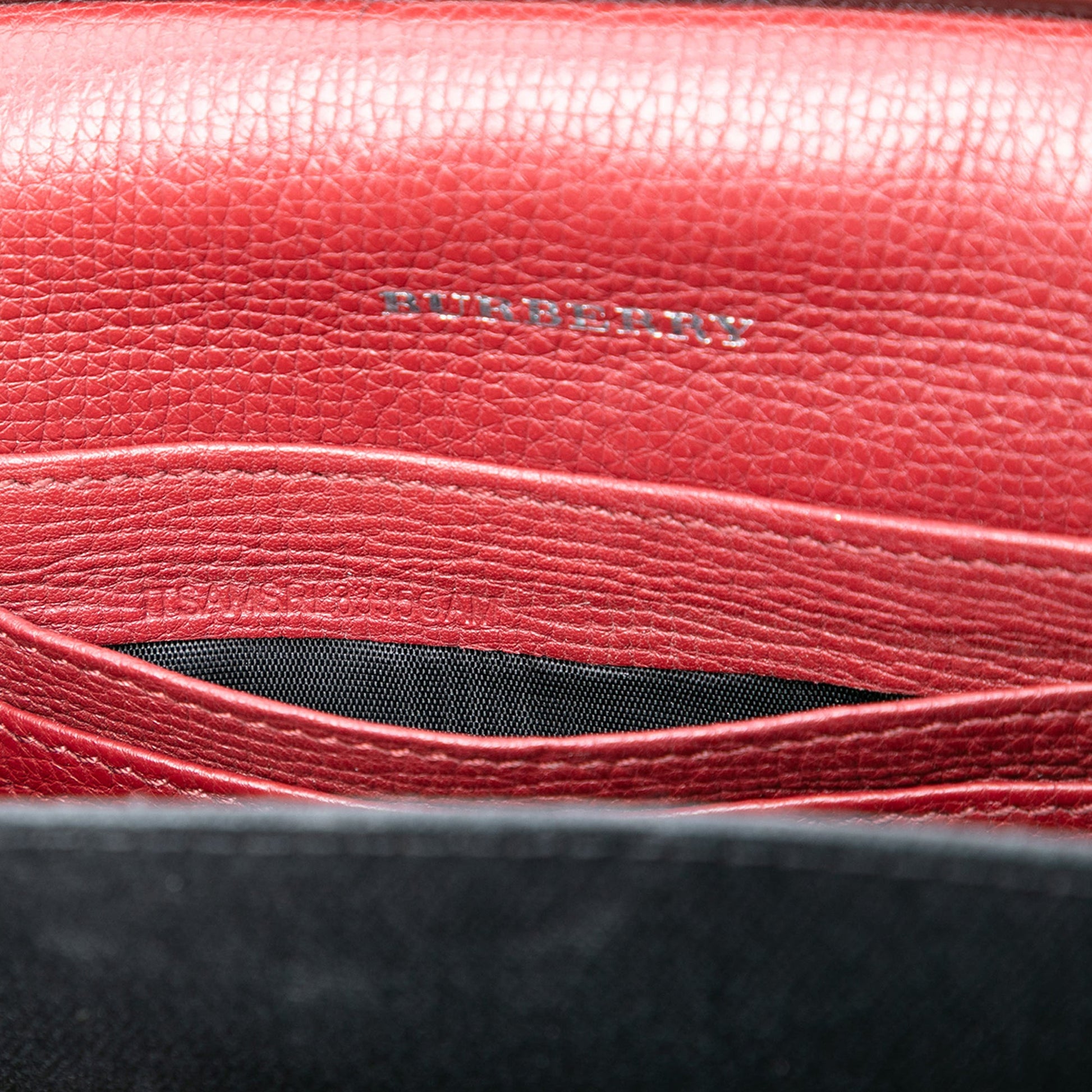 Burberry Small Leather and House Check Canvas Derby Macken Crossbody