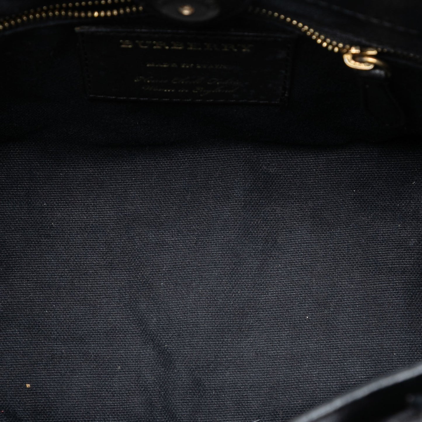 Burberry Small House Check and Leather Banner Satchel