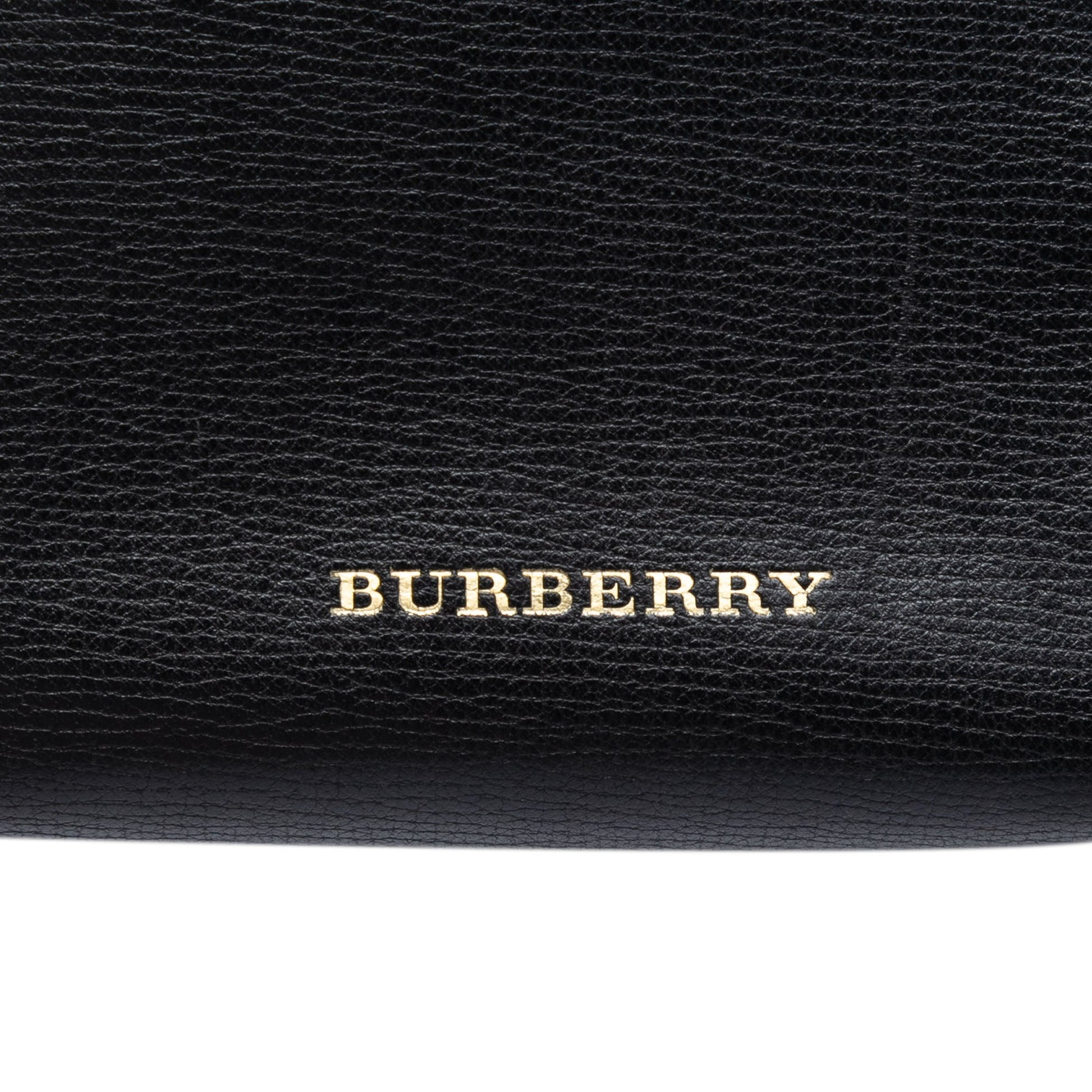 Burberry Small House Check and Leather Banner Satchel