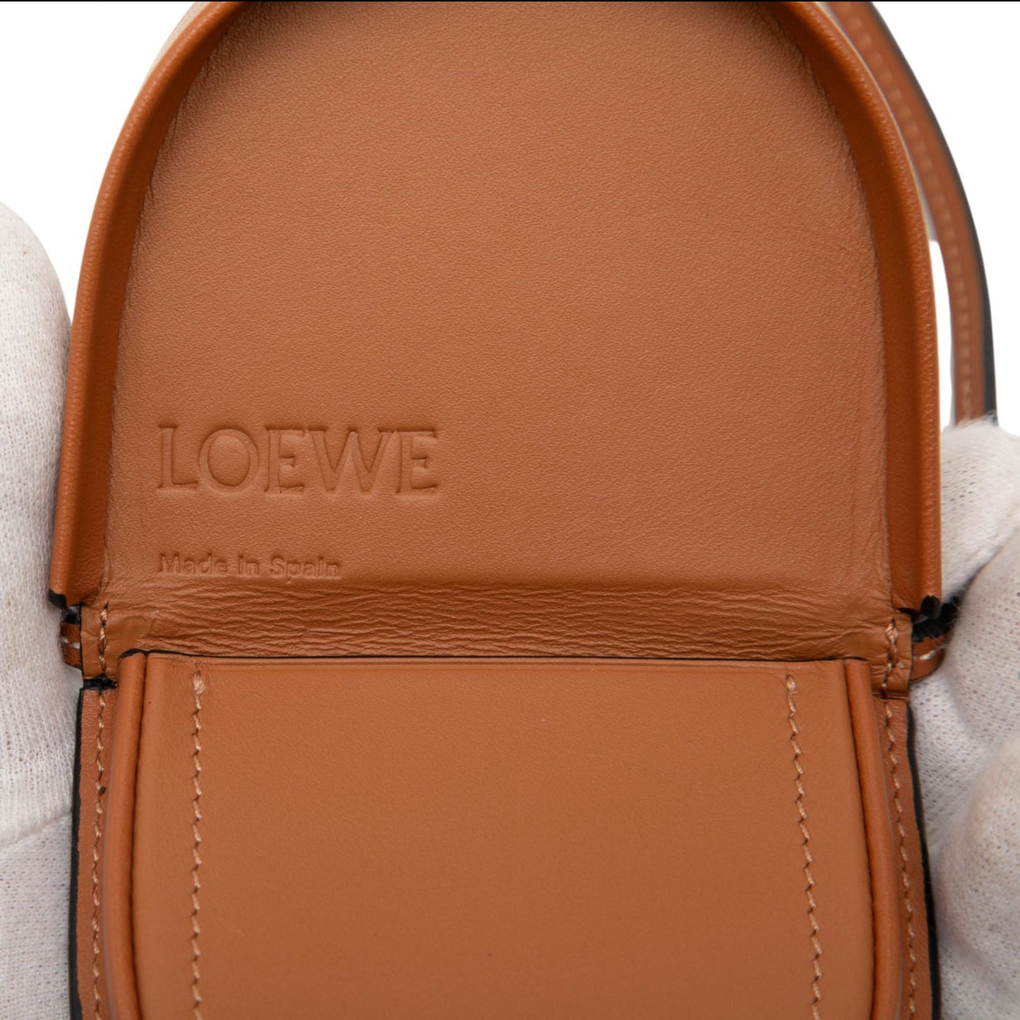 LOEWE Mini Soft Calfskin Heel Pouch