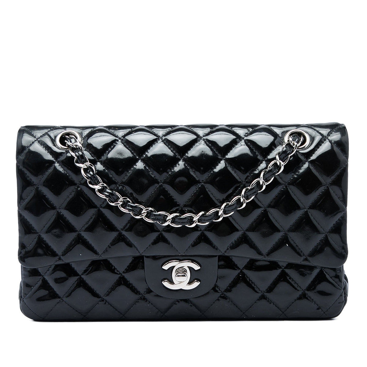 Chanel Medium Classic Patent Double Flap