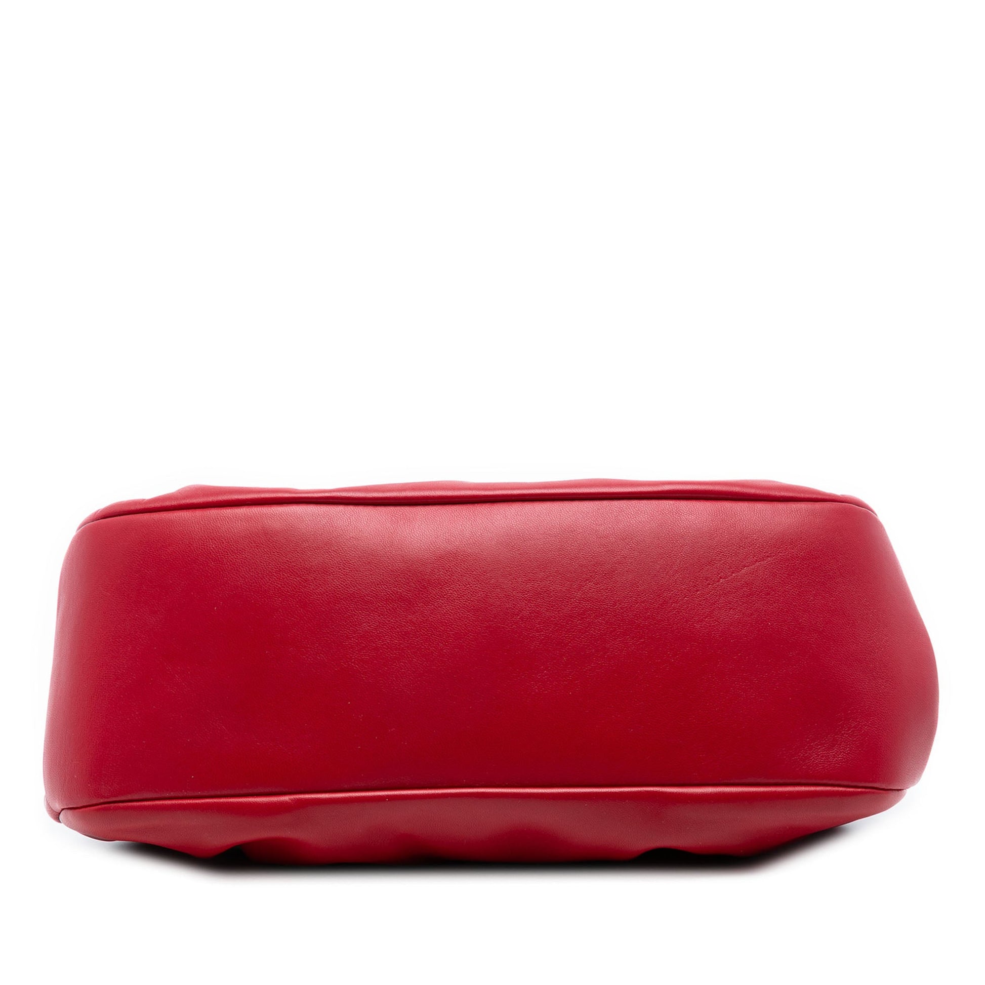 Miu Miu Pleated Nappa Soft Frame Clutch with Chain