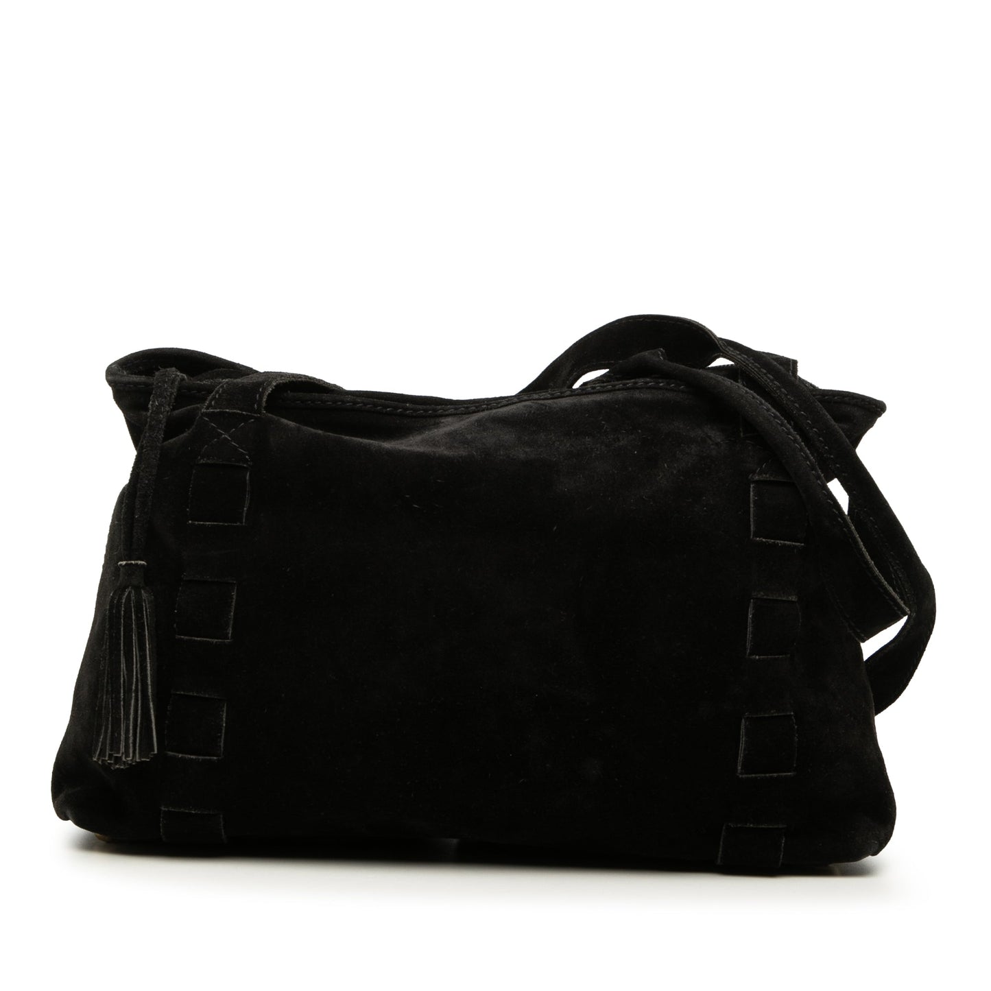 Bottega Veneta Suede Tassel Shoulder Bag