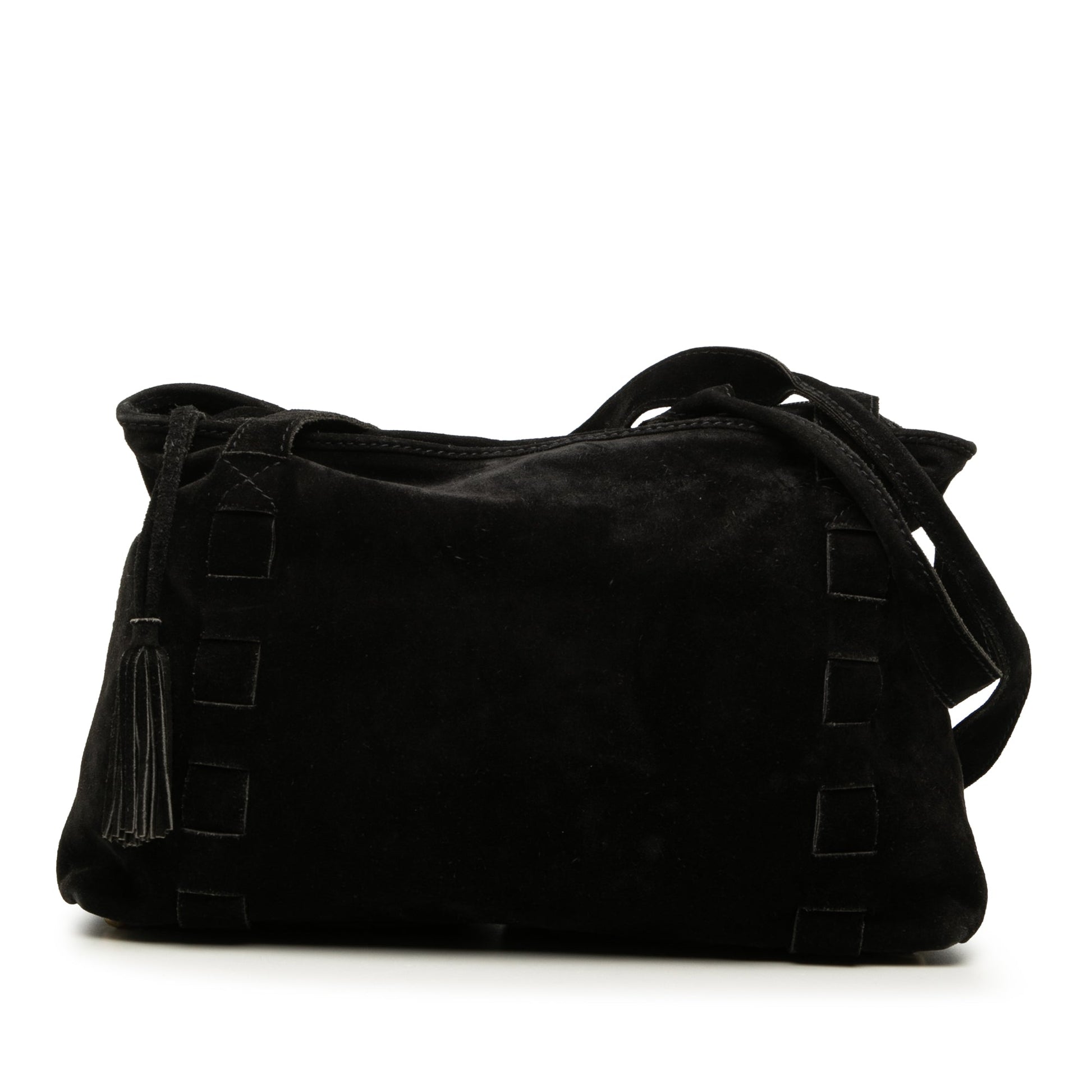 Bottega Veneta Suede Tassel Shoulder Bag