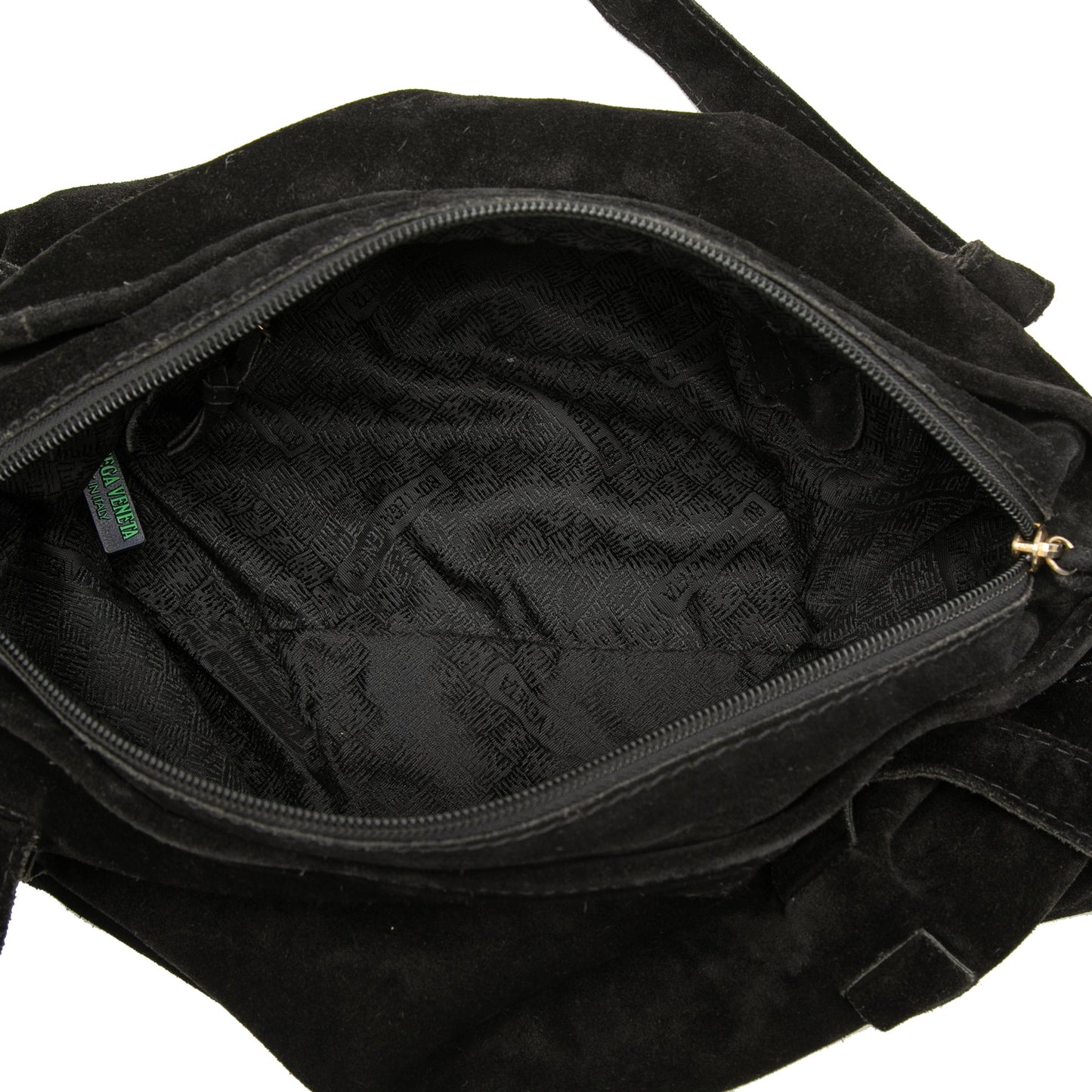 Bottega Veneta Suede Tassel Shoulder Bag