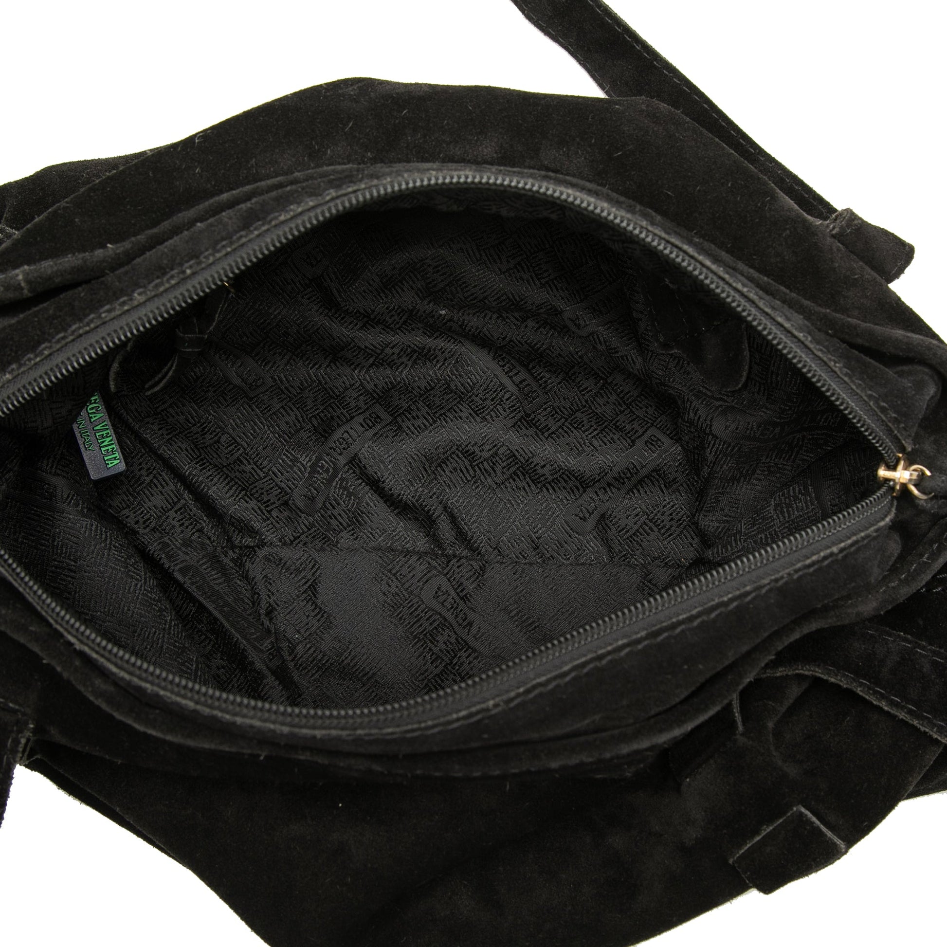 Bottega Veneta Suede Tassel Shoulder Bag