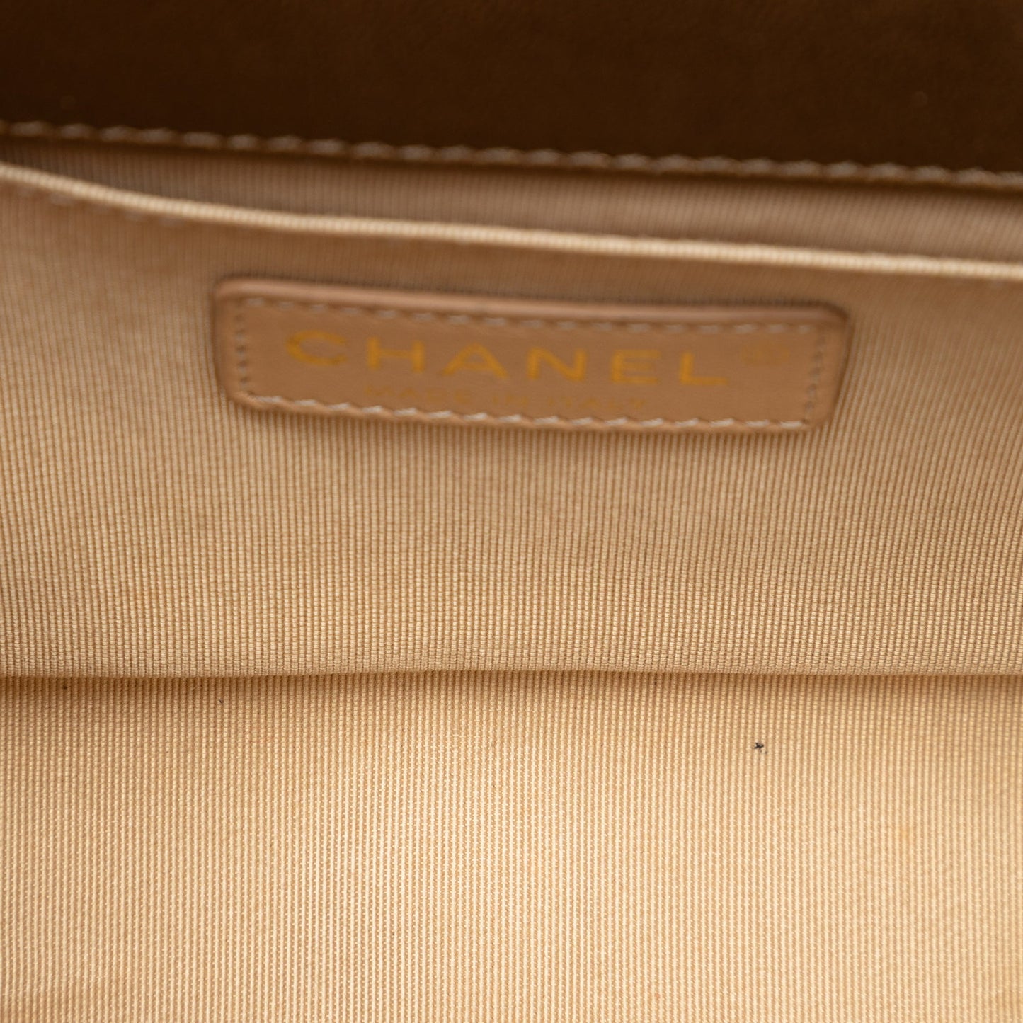 Chanel Small Quilted Metallic Lambskin Boy Flap