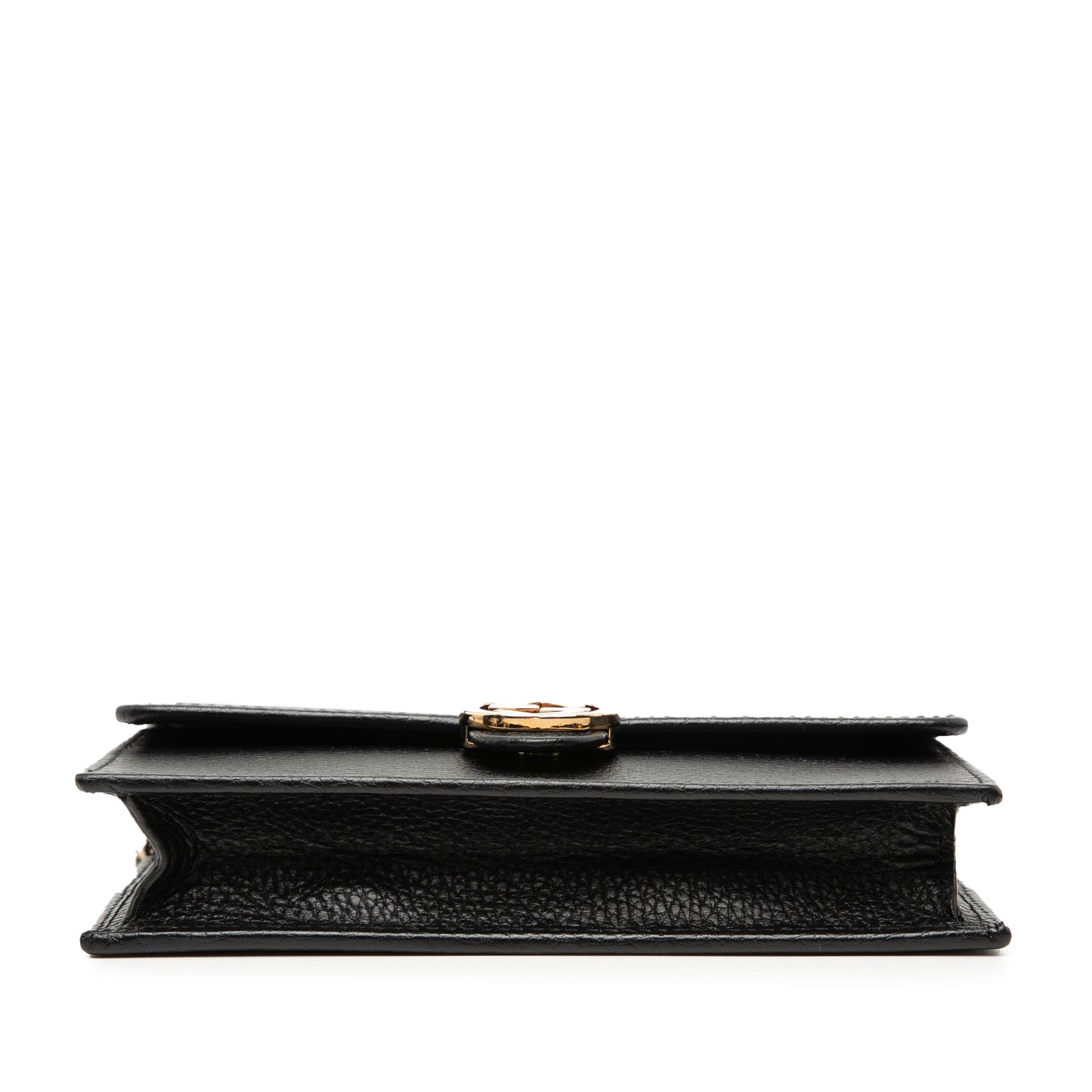 Gucci Interlocking G Dollar Calfskin Wallet on Chain