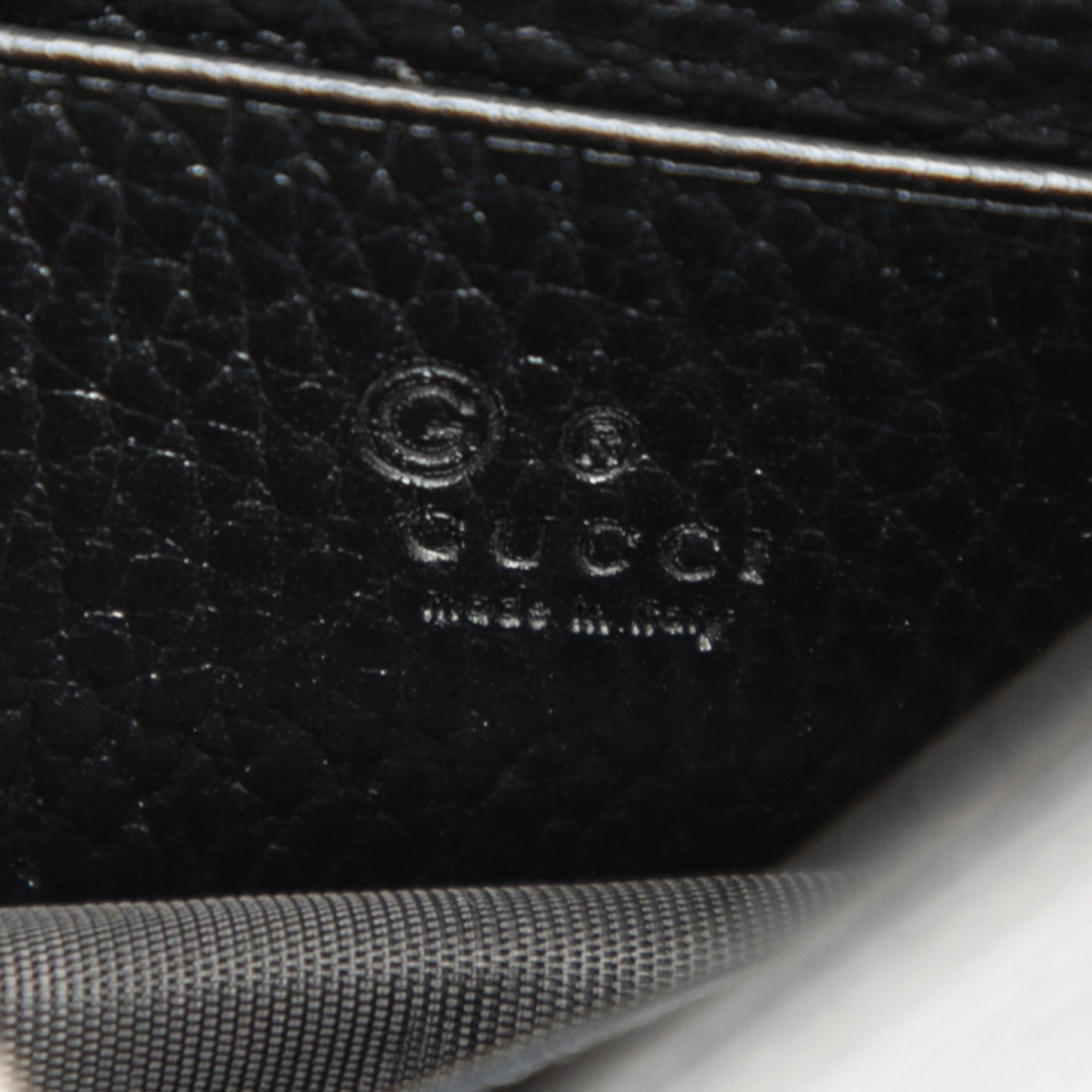 Gucci Interlocking G Dollar Calfskin Wallet on Chain