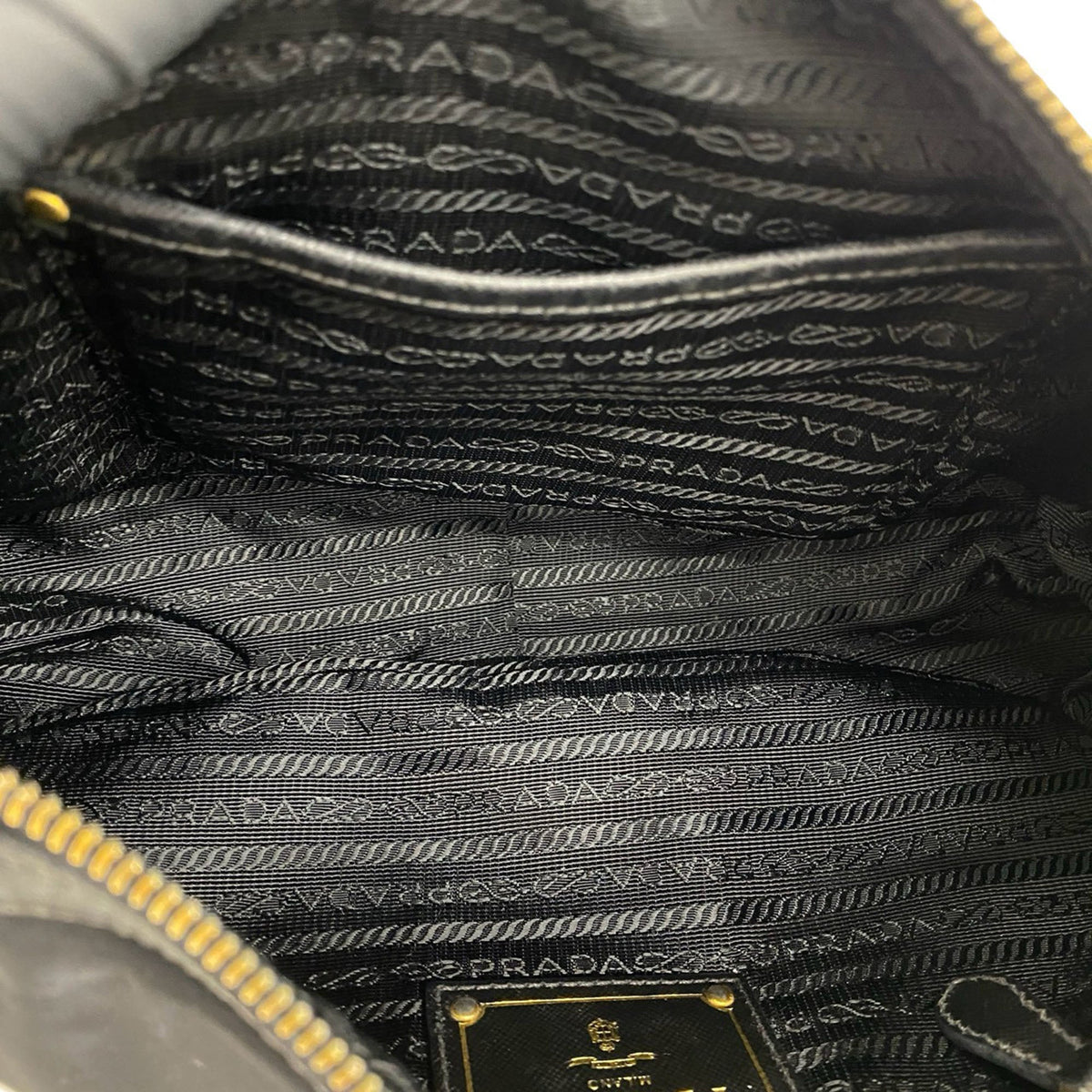 Prada Canapa Logo Shoulder Bag