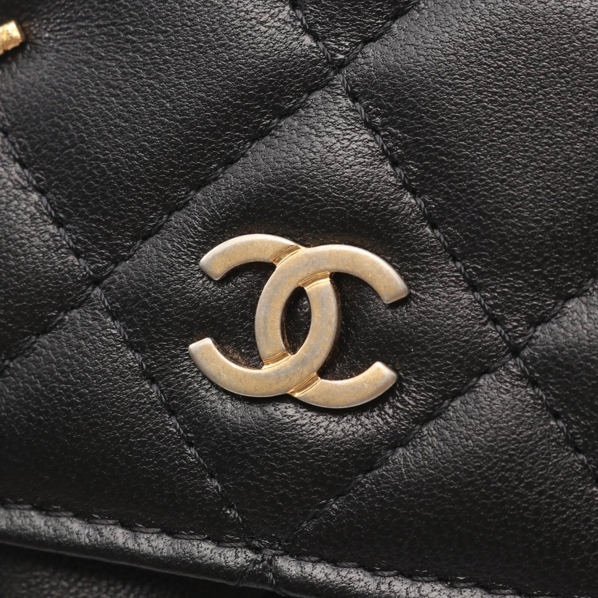 Chanel Classic Lambskin Egyptian Amulet Wallet on Chain