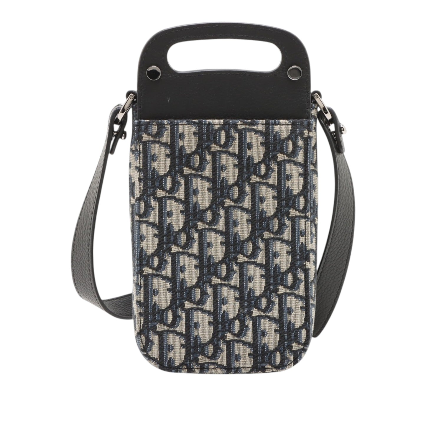 Dior Oblique Canvas Saddle Vertical Pouch