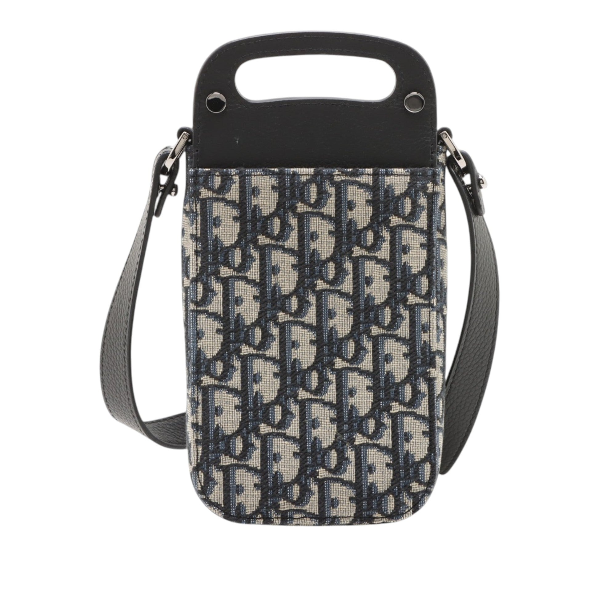 Dior Oblique Canvas Saddle Vertical Pouch