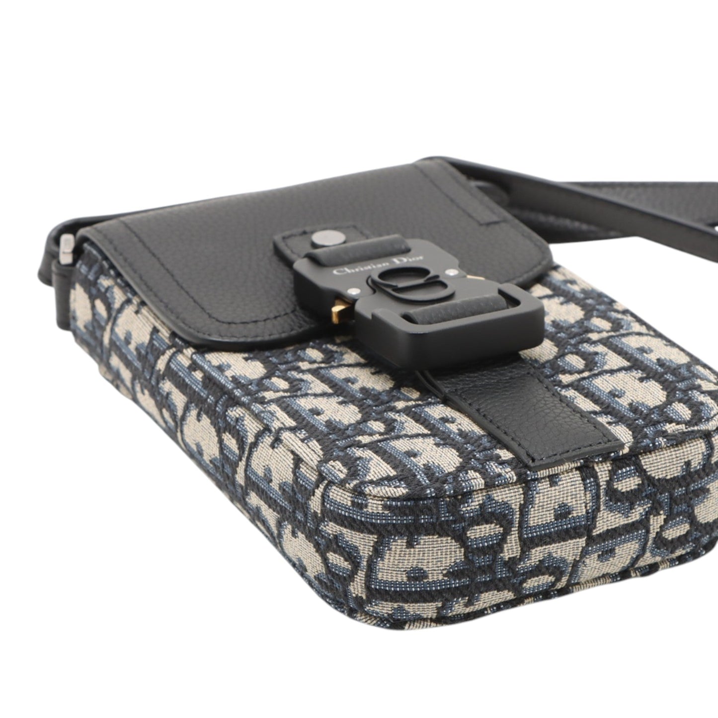 Dior Oblique Canvas Saddle Vertical Pouch