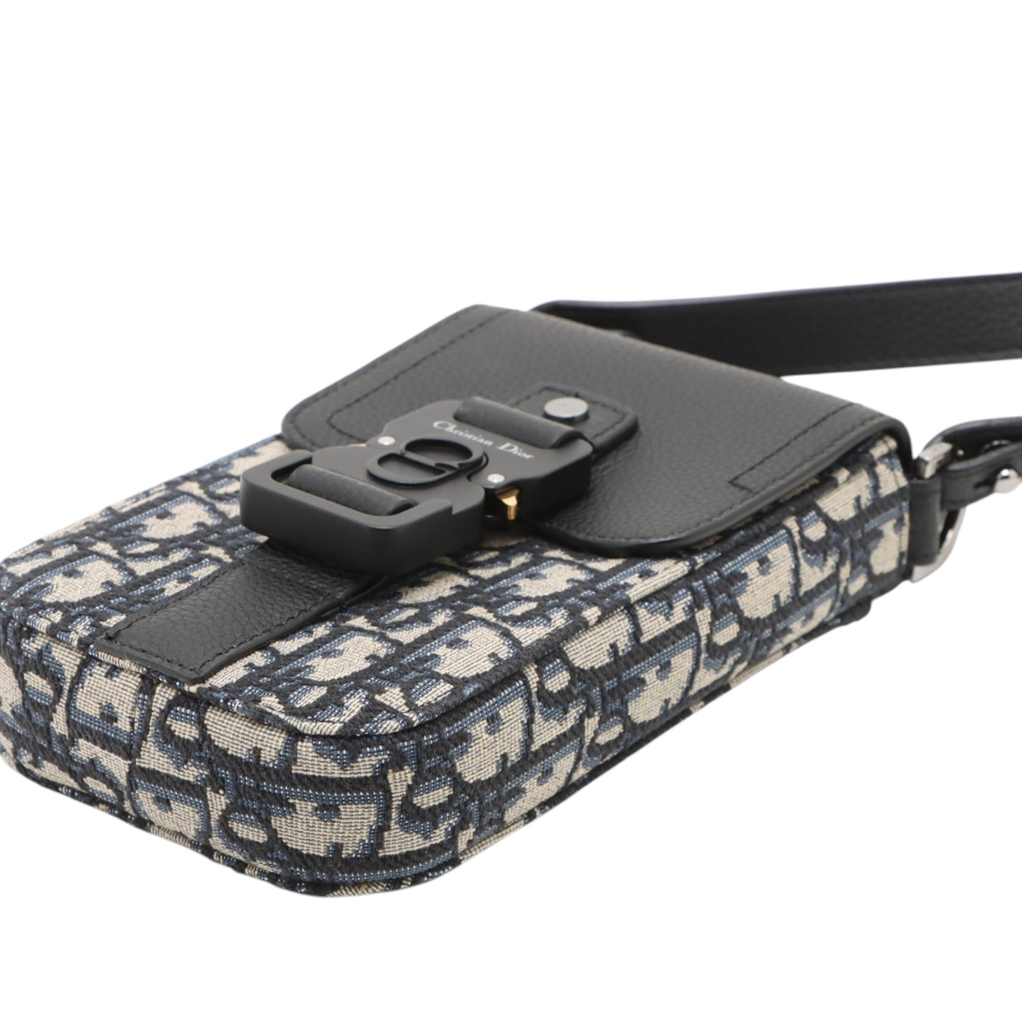 Dior Oblique Canvas Saddle Vertical Pouch