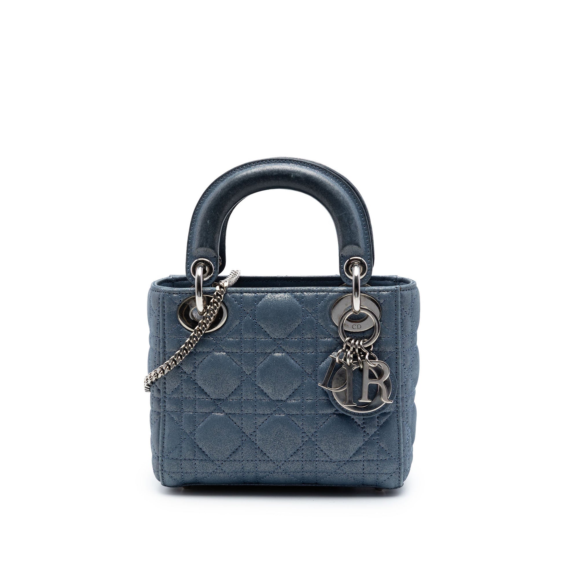 Dior Mini Iridescent Lambskin Cannage Lady Dior