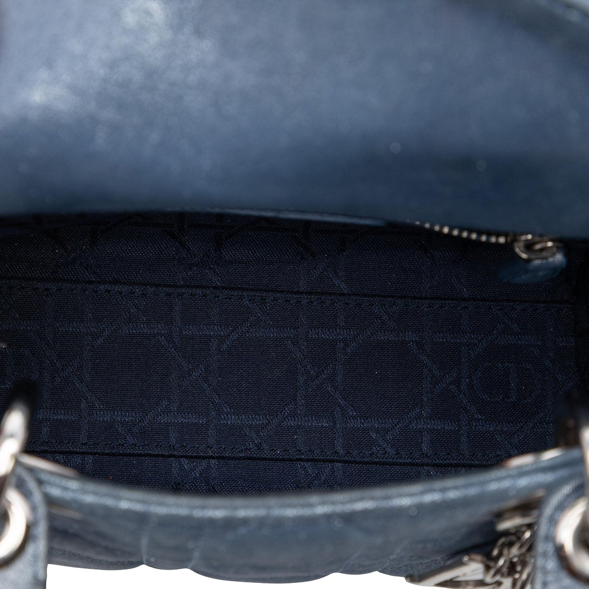 Dior Mini Iridescent Lambskin Cannage Lady Dior