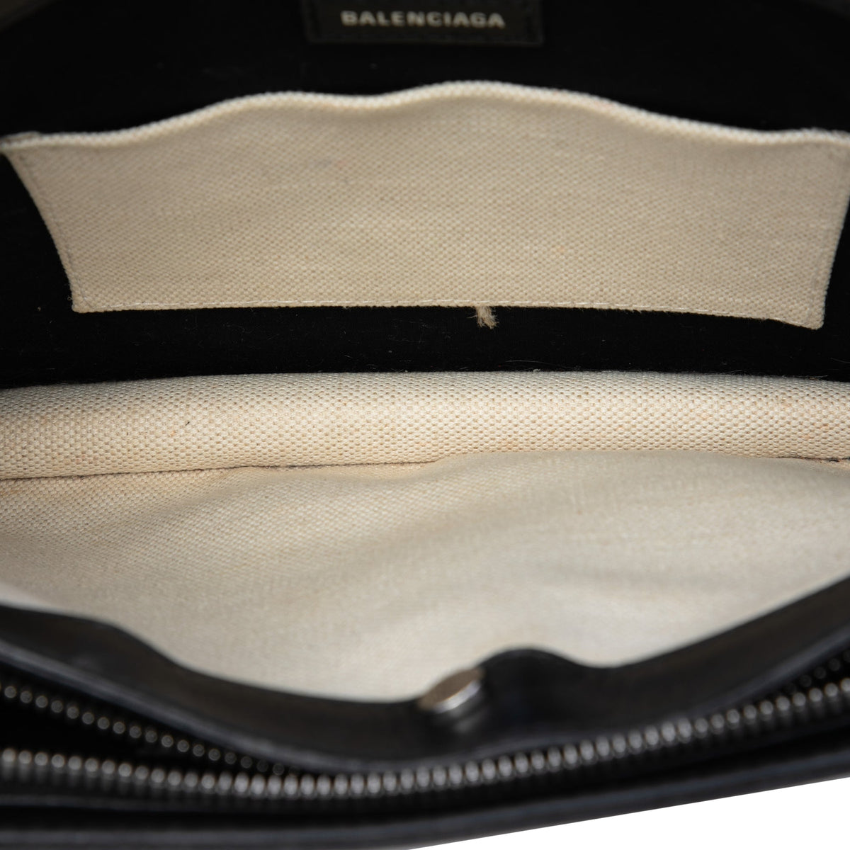 Balenciaga Canvas Navy Pochette M Crossbody