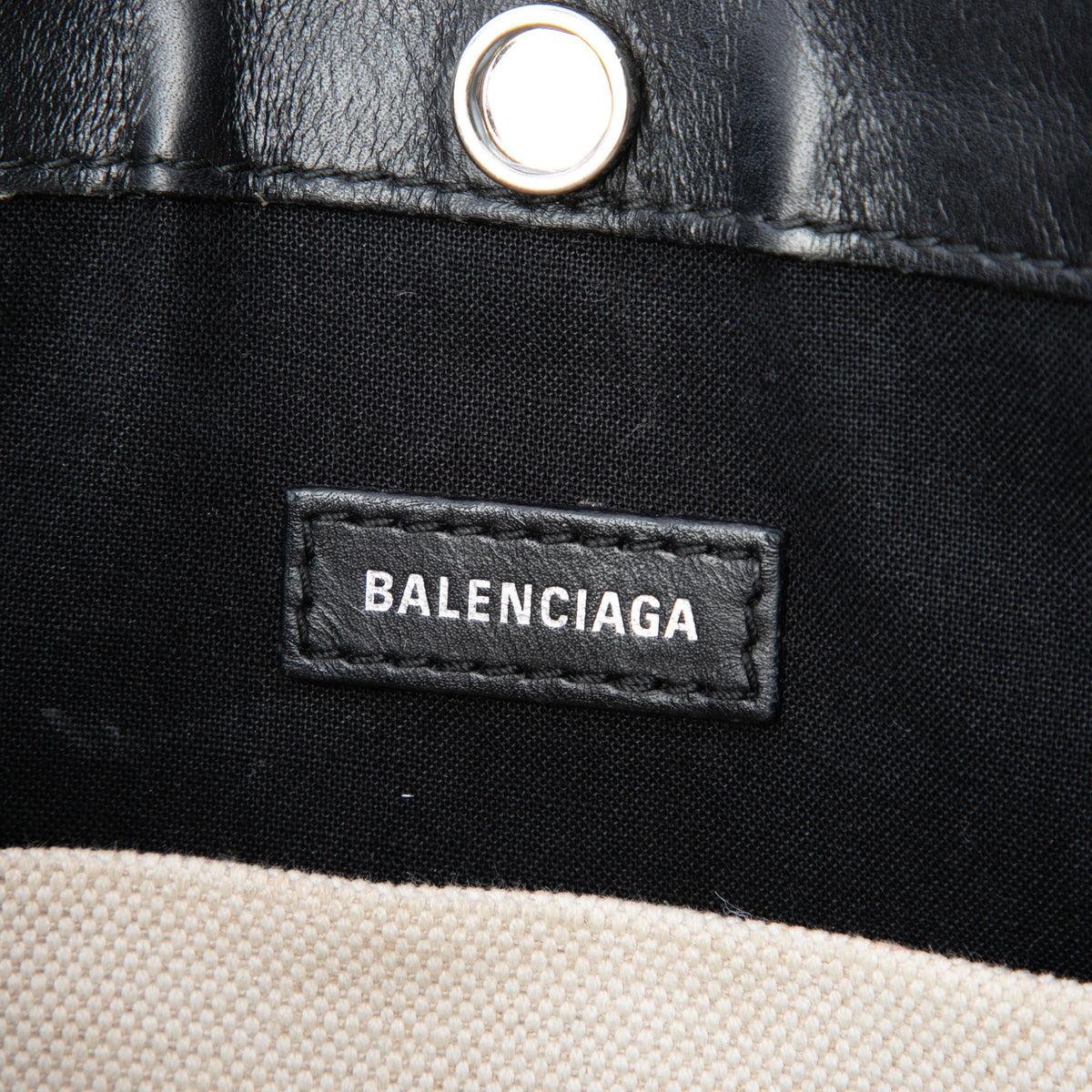 Balenciaga Canvas Navy Pochette M Crossbody