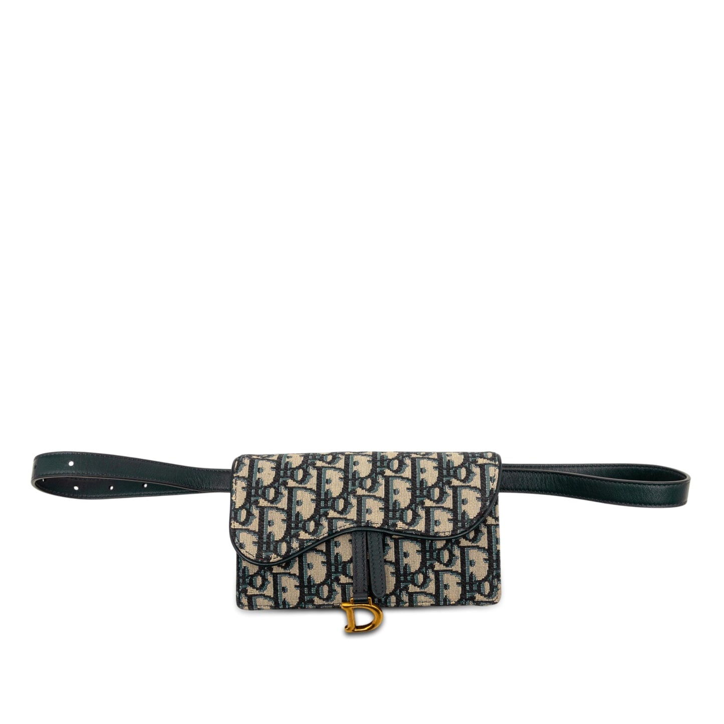 Dior Oblique Canvas Saddle Belt Bag