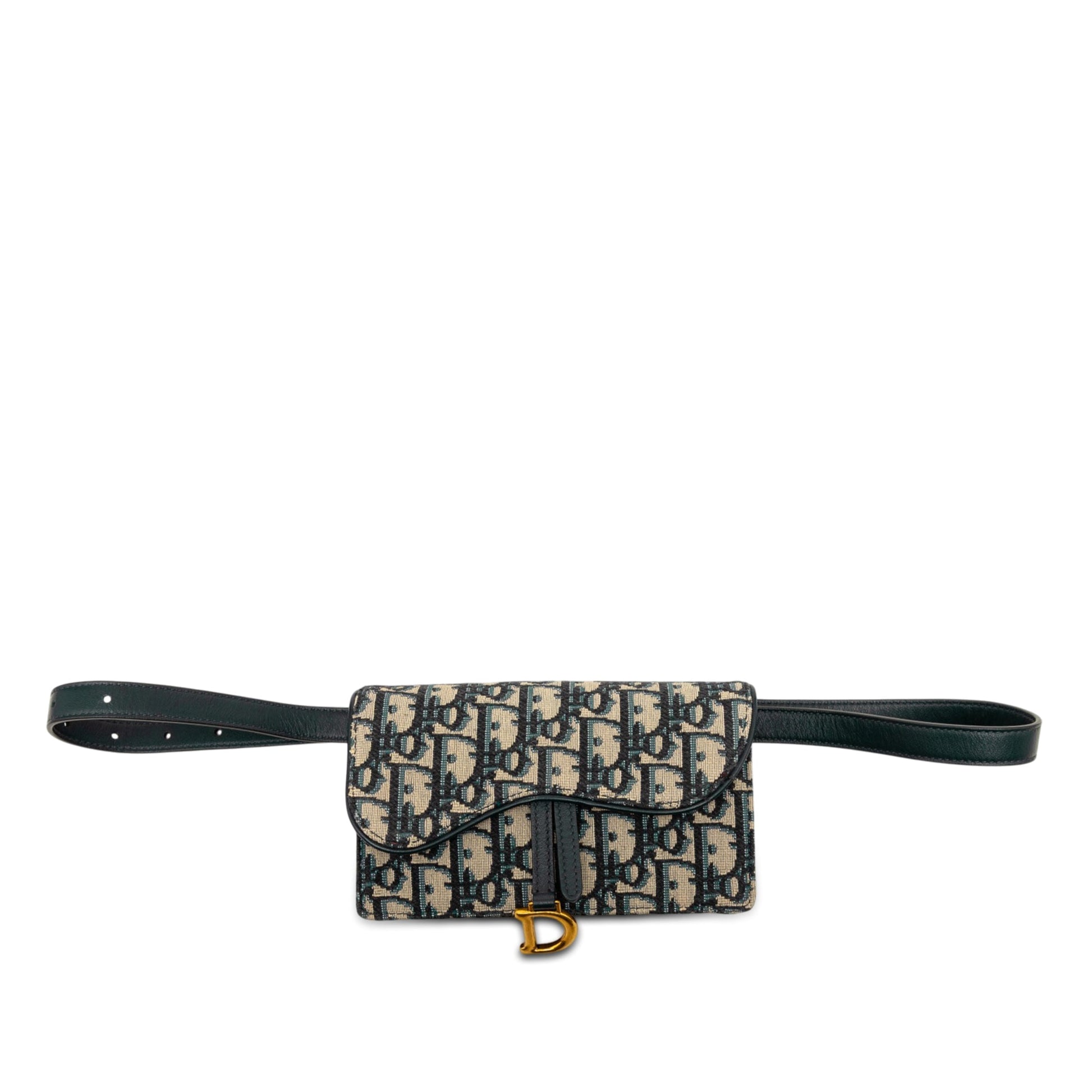 Dior Oblique Canvas Saddle Belt Bag