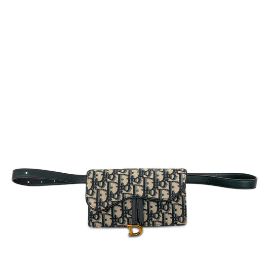 Dior Oblique Canvas Saddle Belt Bag