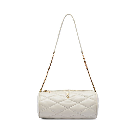Saint Laurent Mini Quilted Lambskin Sade Tube Bag