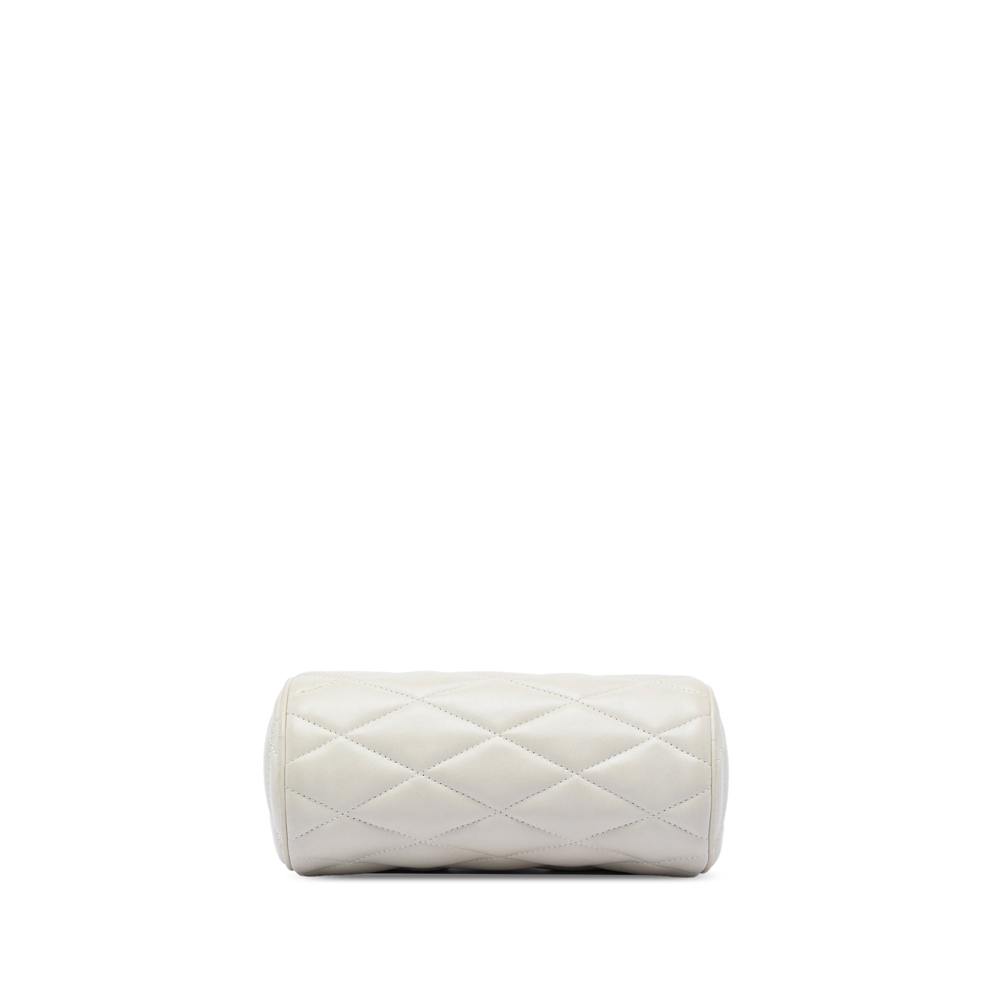 Saint Laurent Mini Quilted Lambskin Sade Tube Bag