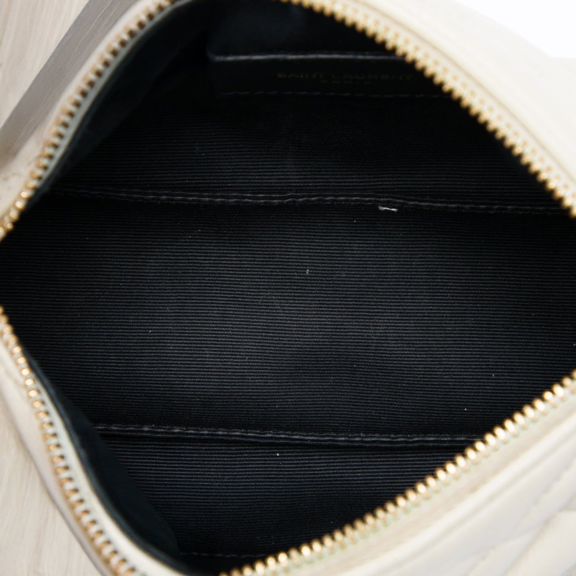 Saint Laurent Mini Quilted Lambskin Sade Tube Bag