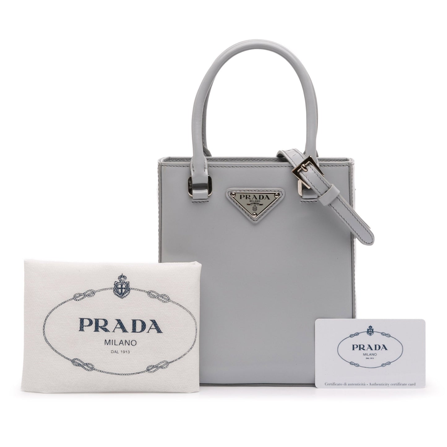 Small Leather Brushed Tote