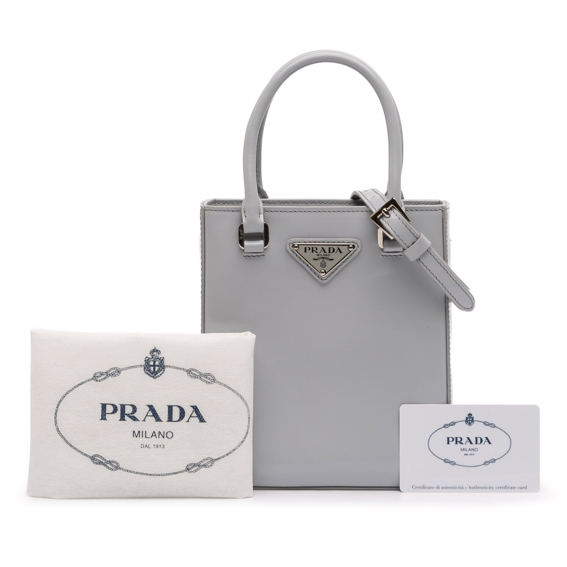 Small Leather Brushed Tote