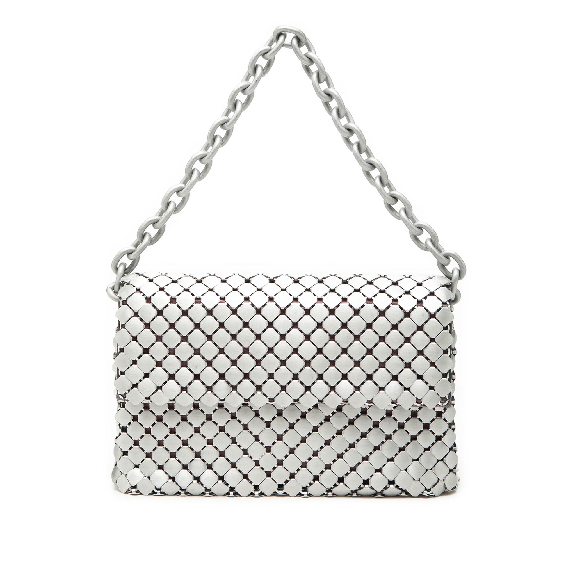 Bottega Veneta Mini Metal Intrecciato Handbag