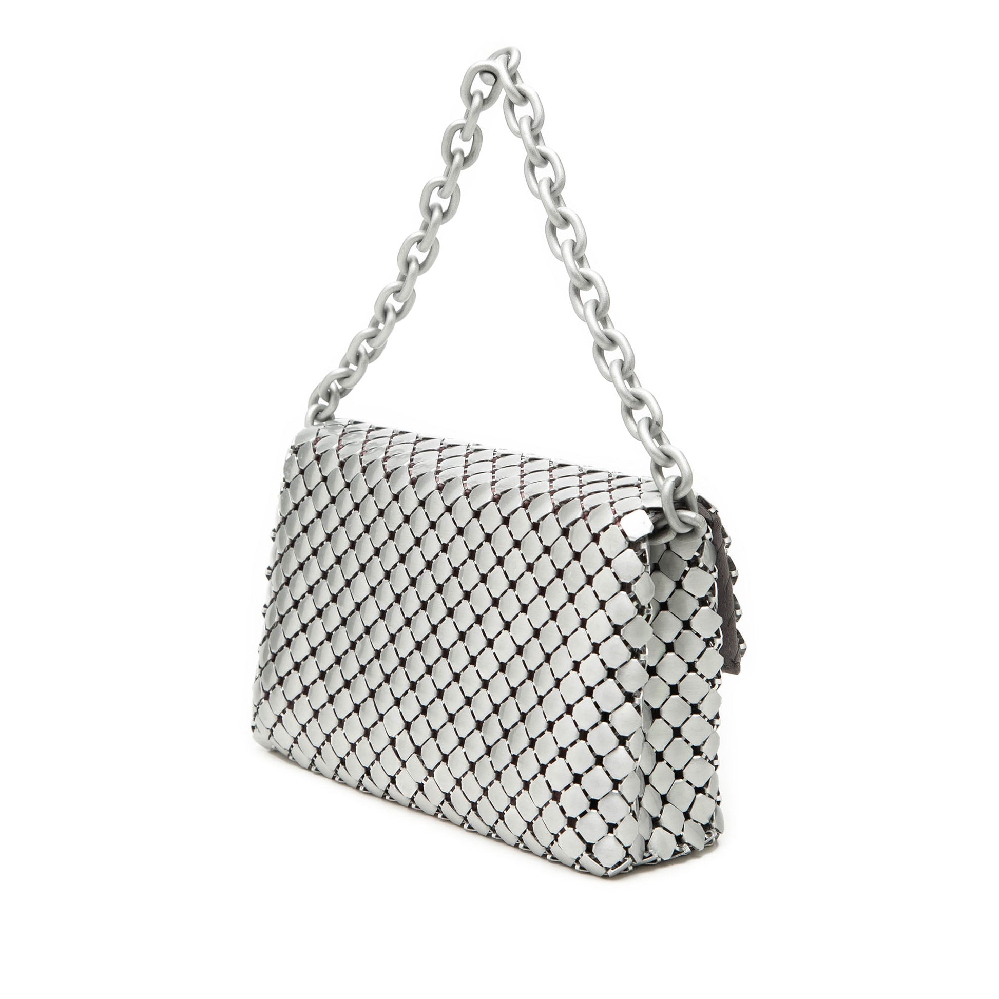 Bottega Veneta Mini Metal Intrecciato Handbag