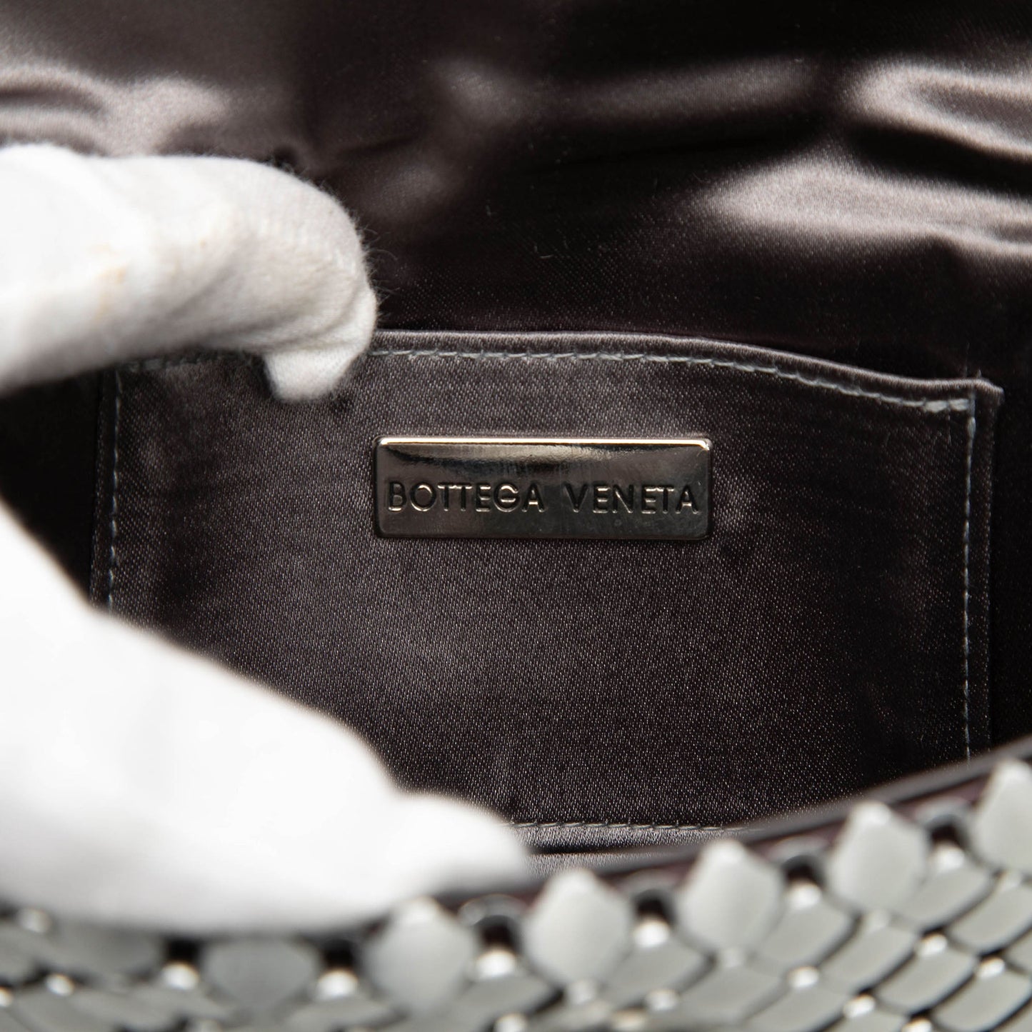 Bottega Veneta Mini Metal Intrecciato Handbag