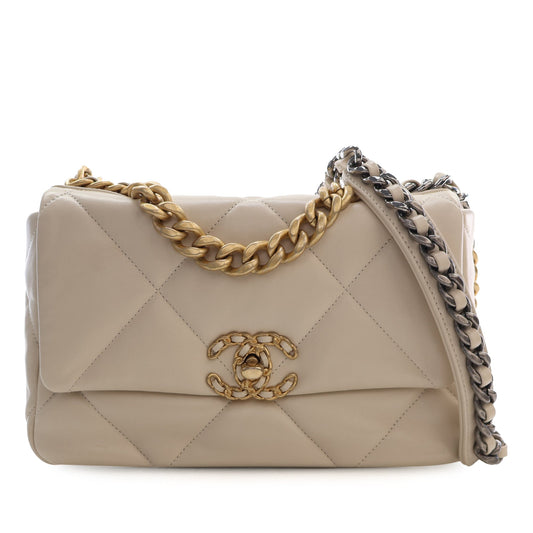 Chanel Medium Lambskin 19 Flap