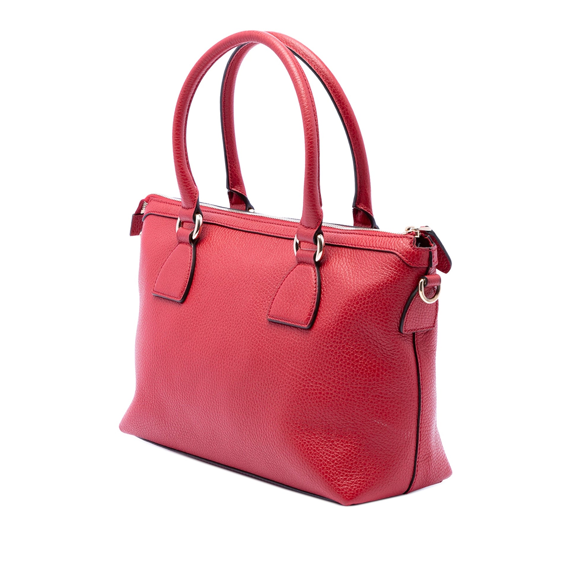 Gucci Dollar Calfskin GG Charm Satchel