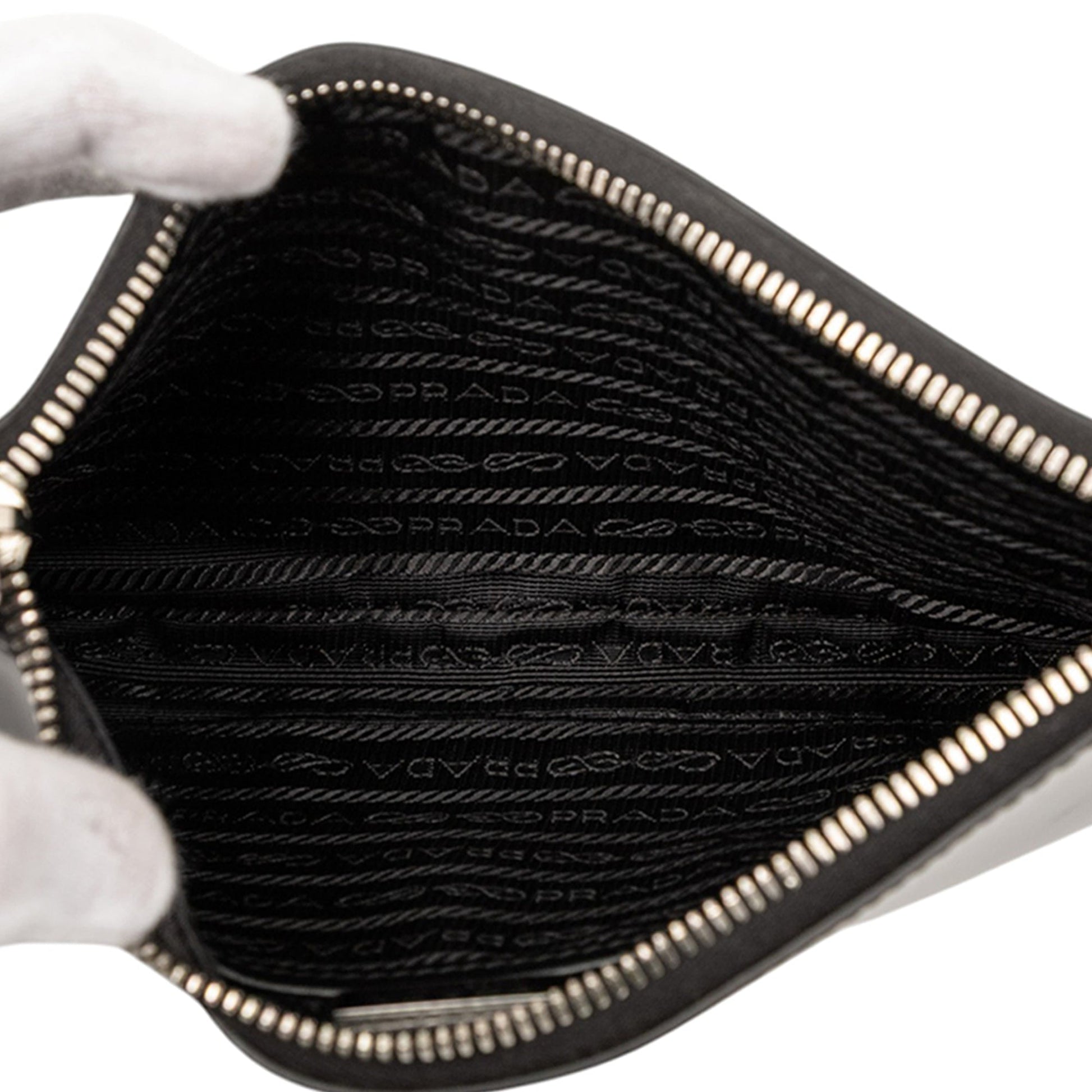 Prada Spazzolato Zip Top Crossbody