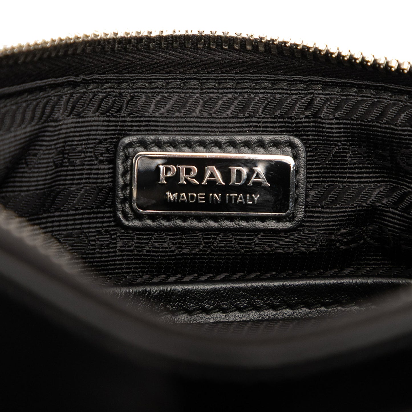 Prada Spazzolato Zip Top Crossbody