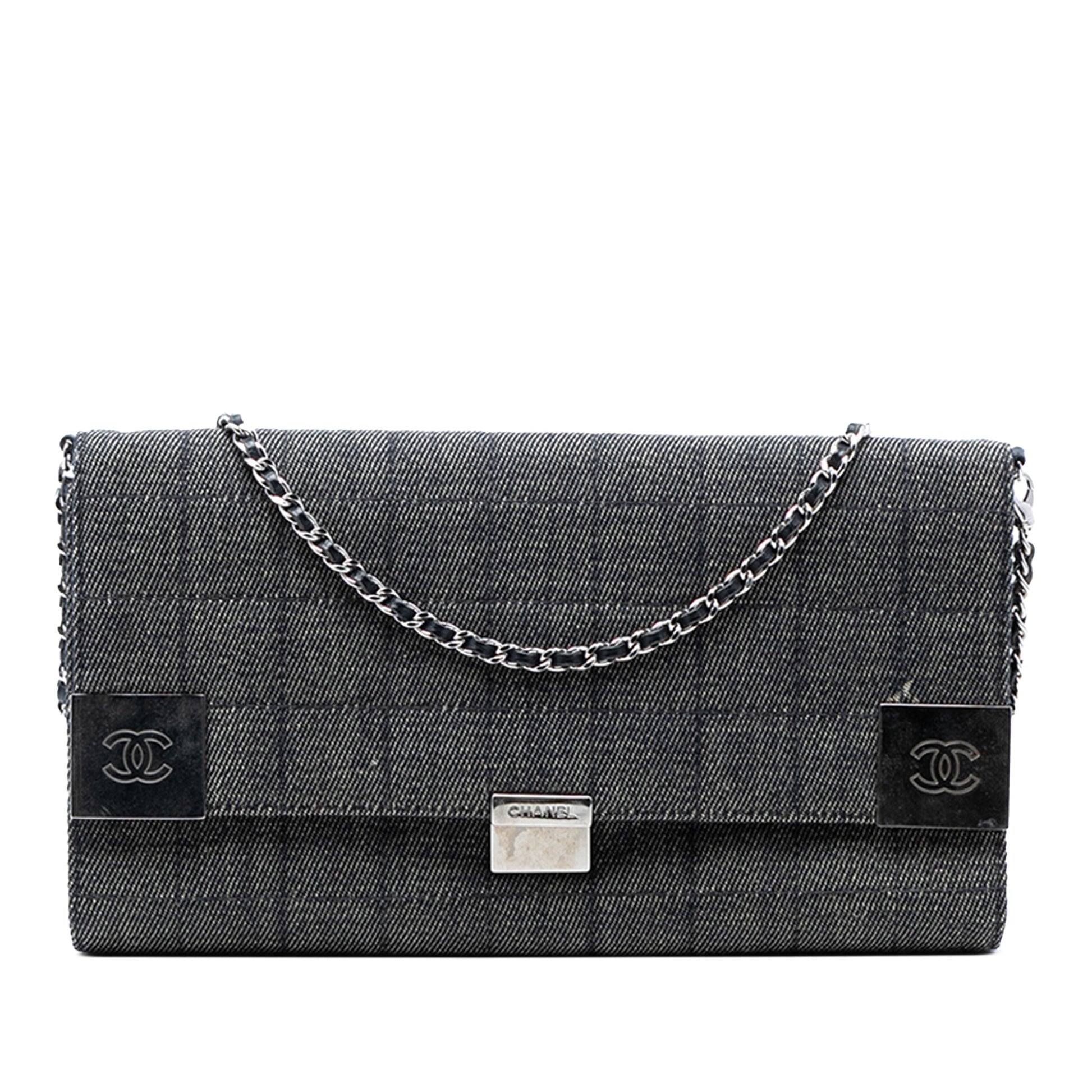 CC Chocolate Bar Denim Flap