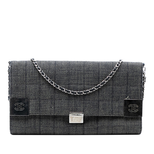 CC Chocolate Bar Denim Flap