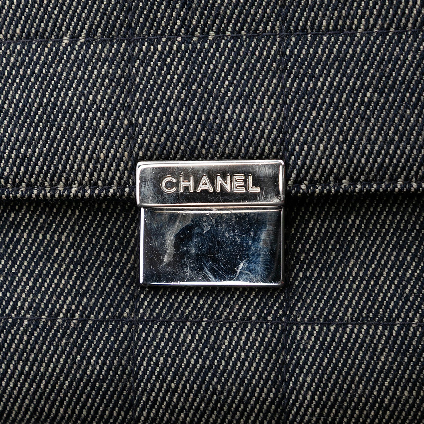 CC Chocolate Bar Denim Flap