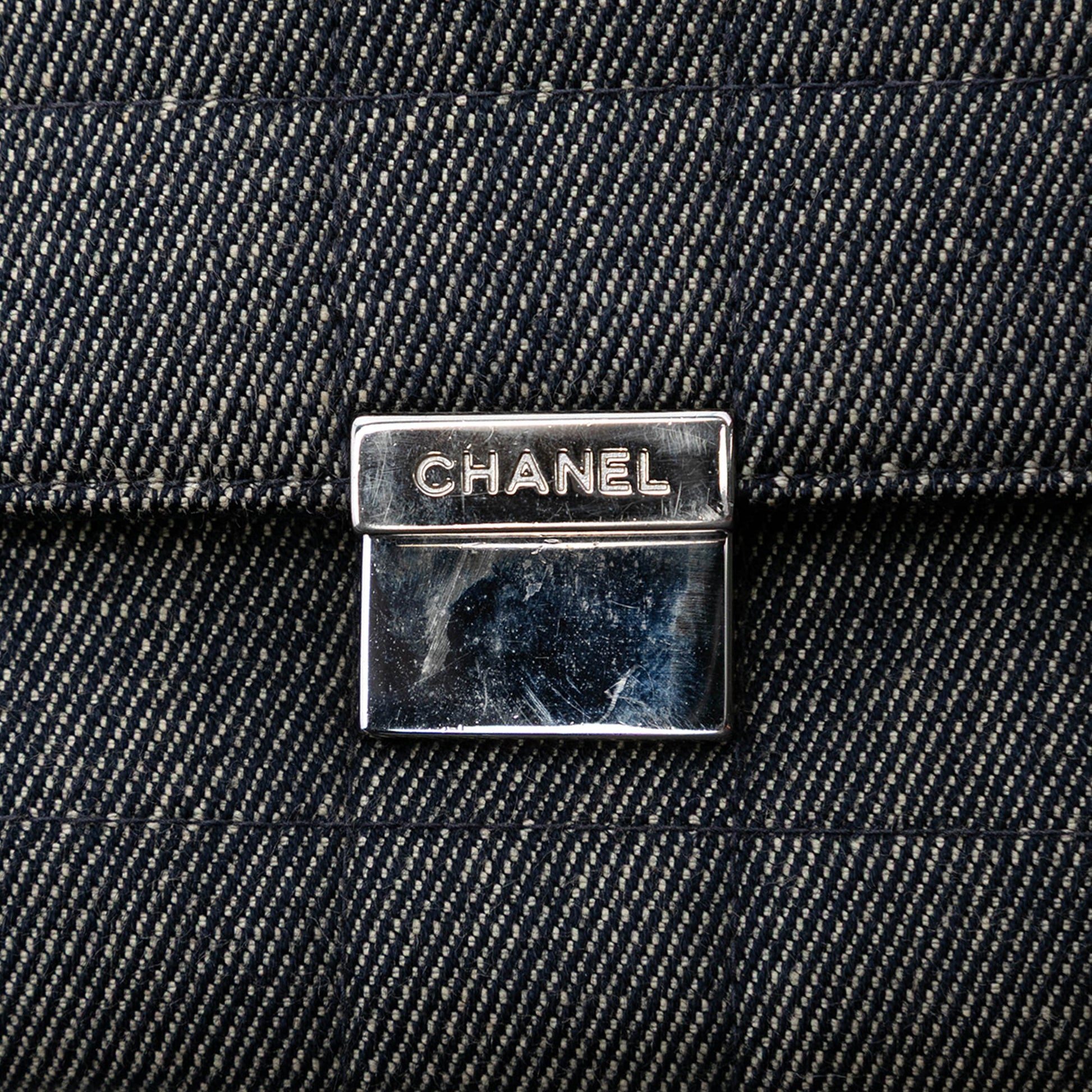 CC Chocolate Bar Denim Flap