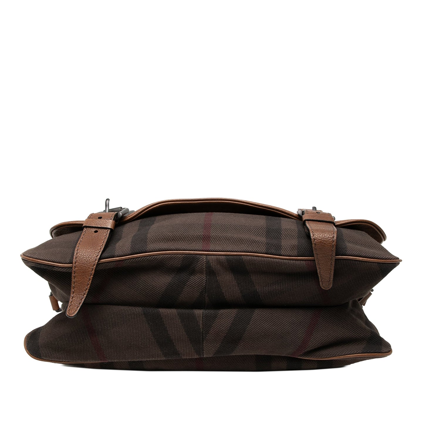 Smoke Check Canvas Messenger Bag