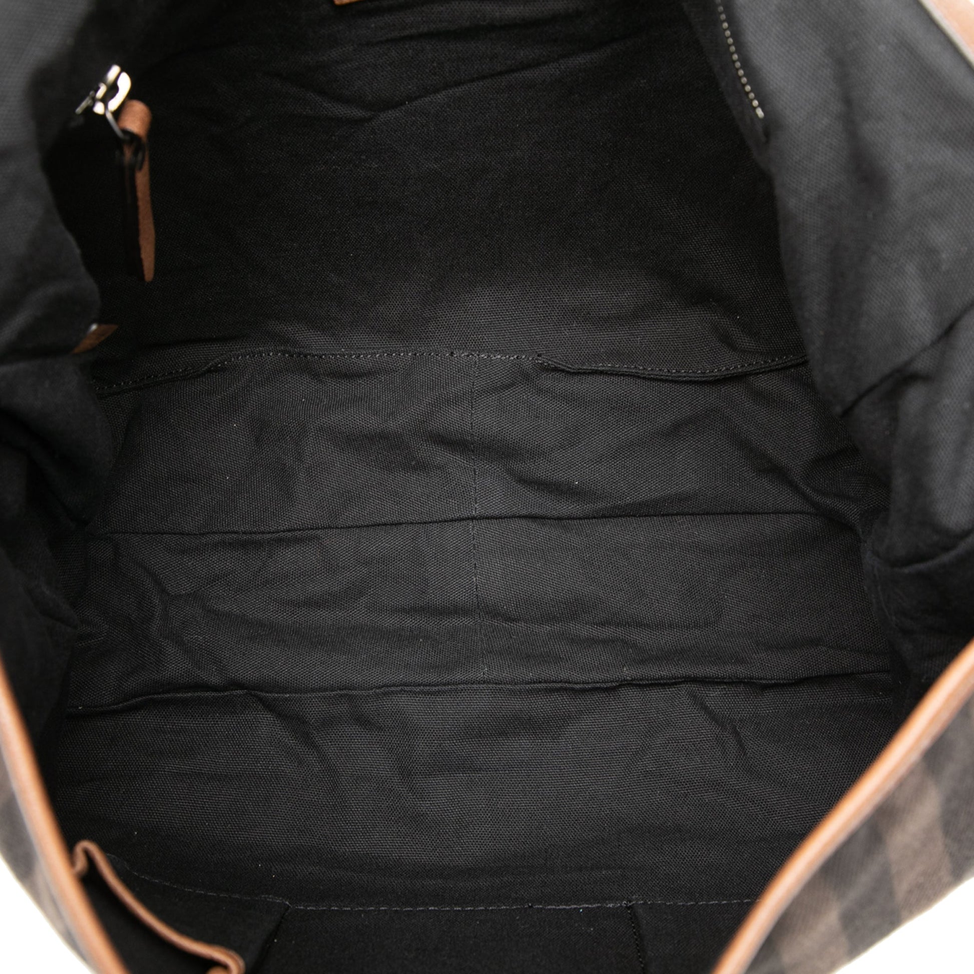 Smoke Check Canvas Messenger Bag