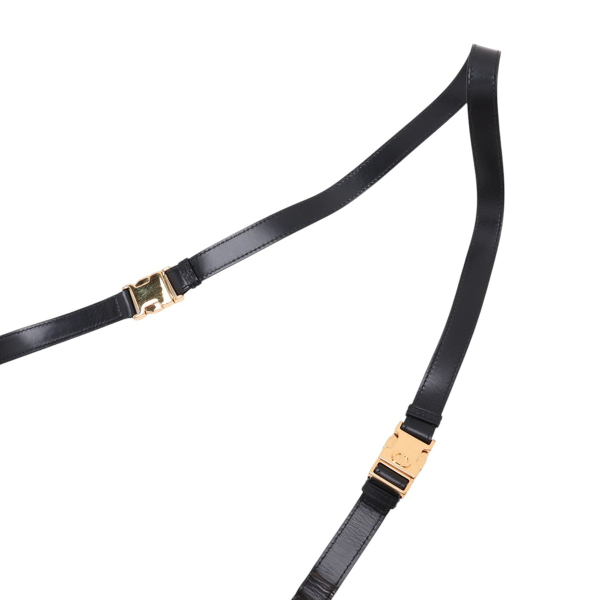 Dior Lambskin Cannage Diortravel Nomad Pouch — Black